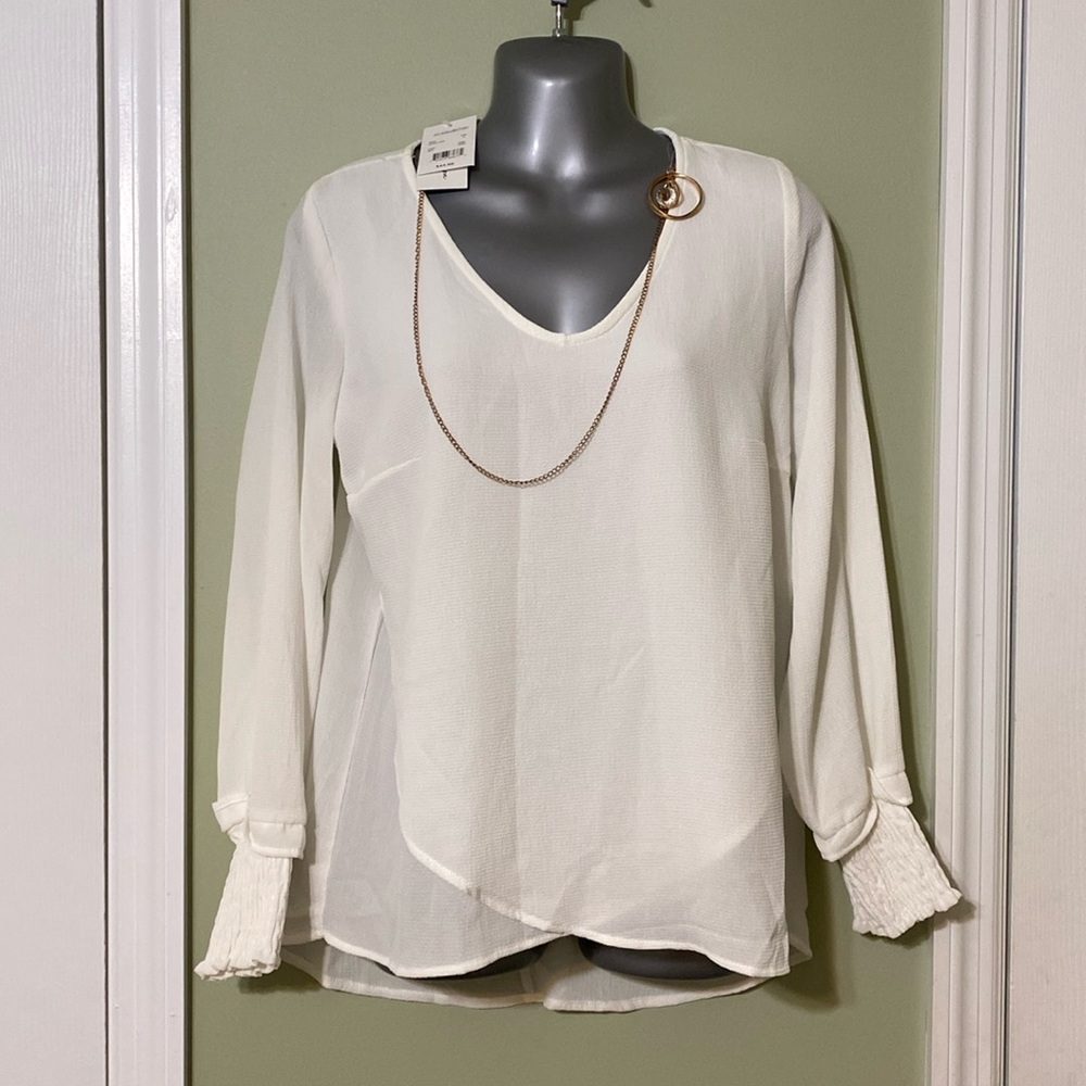 NY Collection blouse, NWT, Small